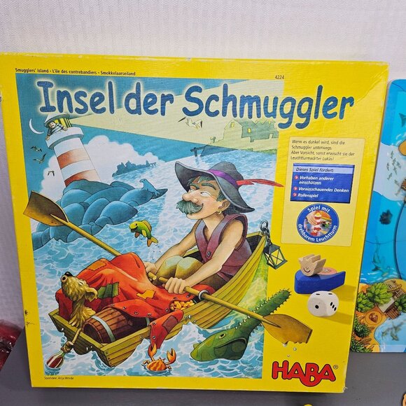 Insel Der Schmuggler Board Game By HABA - Complete Strategy Adventure Game - Picture 1 of 8